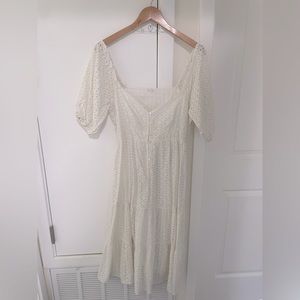 White summer dress size Large